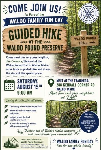 poster of guided hike