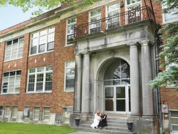 front side of building
