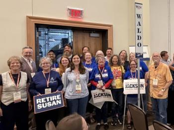 The Waldo County delegation (Photo by Michael Hurley)