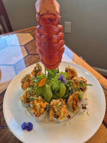 Lobster Maki Rolls. Photo by Kay Stephens
