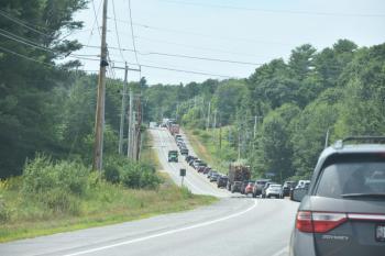 vehicles along the road