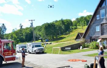 landing the drone