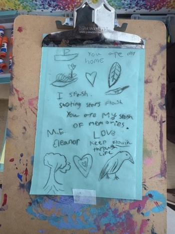 paper on clipboard