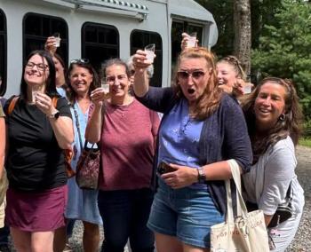 Having fun and making new friends. Photo courtesy Kelly Hokkanen