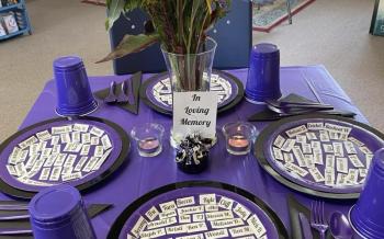 International Overdose Awareness Day at CRCC at 11 White St., in Rockland. (Johnson photo) 