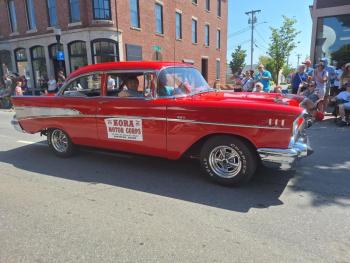 old red truck