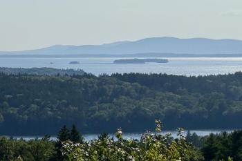 Camden Hills, from Caterpillar Hill, in Sedgwick