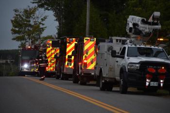 trucks on Thomaston Street