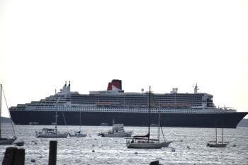 Queen Mary 2 in 2018. (Photo by Sarah Thompson)