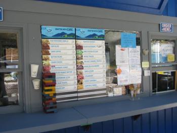 They also offer ice cream. Photo by Kay Stephens