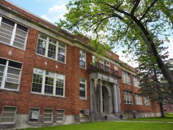 brick building