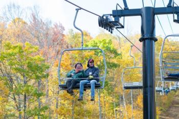Camden Snow Bowl Fall Chairlift rides take place every Sunday through October. (Photo courtesy Camden Snow Bowl)