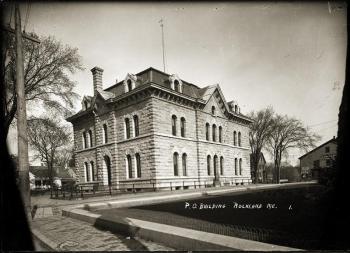 black and white photo of historic building