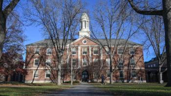 exterior of a building on the university of maine campus