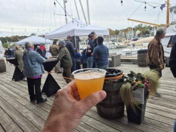 Mingling around and chatting with people over beers brings everyone together. Photo by Kay Stephens