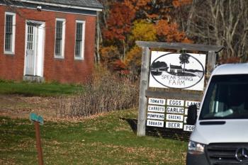 business sign at scene