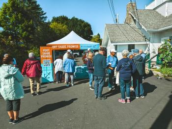 tent and people