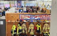 Voting at the Camden Public Safety Building, Nov. 5, 2024 (Photo by Camden Fire Chief Chris Farley)