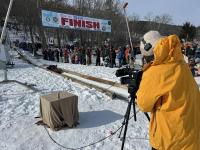StreamState at the finish line of the Toboggan Nationals. Photo courtesy StreamState