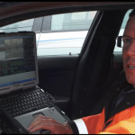 Sergeant Travis Ford of the Rockport Police Department. (Photos and video by Chris Wolf)