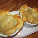 Individual turkey pot pies with a posh crust. Photo by Kay Stephens