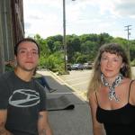 Filmmaker Gideon Baeza, and producer Marta Denny. Photo by Kay Stephens