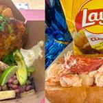 Empanada special and the Classic Maine Lobster Roll. Photos courtesy Joshua& Dakota's Cantina and Stone's Lobster Pot