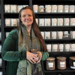 Gabrielle Aydnwylde, owner, Tender Nettle Herb Co. in Belfast. Photo courtesy Gabrielle Aydnwylde