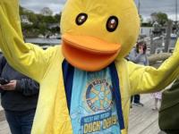 Lucky Duck was the stroke-by-stroke announcer for this year's Duck Derby.