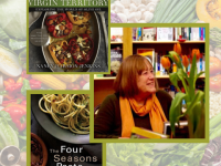 In preparation for the Camden Garden Club Inaugural Garden Expo, Club members spoke with keynote speaker, Nancy Harmon Jenkins about Martha Ballard's 18th garden in contrast to the foodways of the Wabanaki.