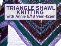 Shawl knitting
