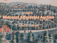 Join us for June's Midcoast Affordable Auction, a recurring online series. 