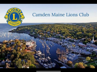 Camden Maine Lions Club Logo