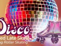 Disco Themed Late Skate evening roller skating