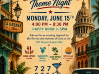 CUBAN NIGHT at 727 Ocean Sunset