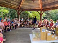 Chewonki Owl Presentation at Merryspring Nature Center