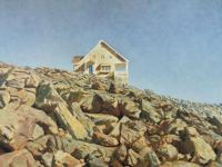 Jamie Wyeth. Kent House. Oil. 1972.