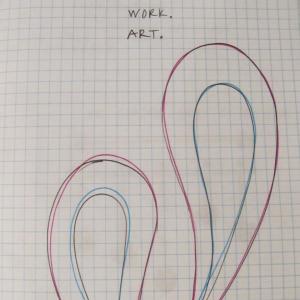 Midcoast sketchbook project, Maggi Blue