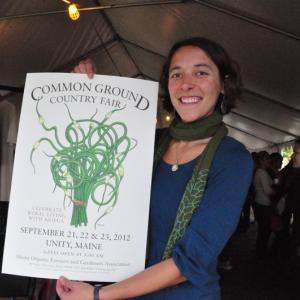 Lyndsey Marston, winning artist of this year's Common Ground poster design competition.