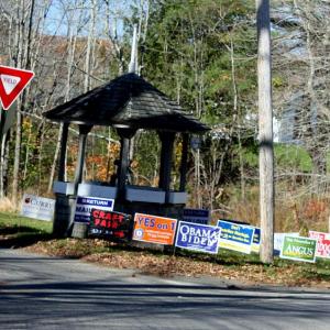 Petunia Pump in Lincolnville Center is a popular spot for messages as its the connector of numerous thoroughfares, including routes 173, 52 and 235.
