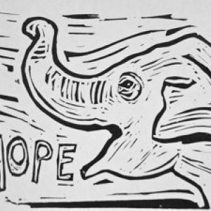Hope Elephant handmade cards (photo: Sweet Tree Arts)