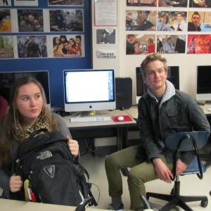 CHRHS video department, students