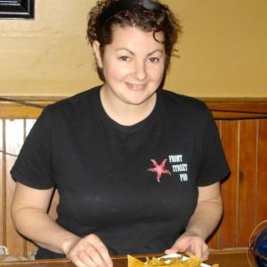 Front Street Pub co-owner Tina DelSanto. (Photos by Chris Wolf)