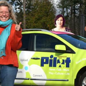 Penobscot Bay Pilot is succeeding in its mission to inform, educate, and serve our communities, and to connect readers and local businesses. Penobscot Bay Pilot founders, from left to right, Terri Mahoney, Holly Edwards, Janis Bunting and Lynda Clancy.