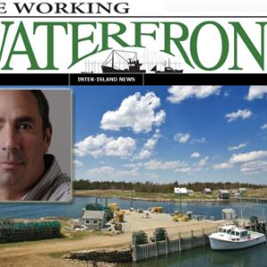 Tom Groening will become the new editor of the Island Institute's Working Waterfront newspaper in February. (Images courtesy Island Institute)