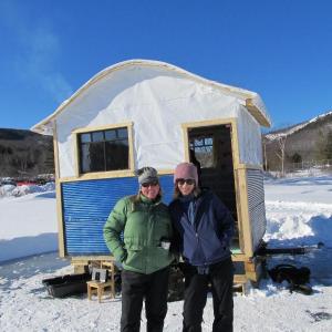 US National Toboggan Championships, ice shacks