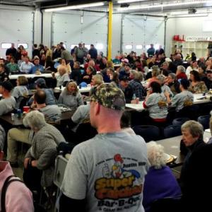 It was all action Saturday, March 23, at the Lincolnville Fire Station. (Photo by Chris Wolf)