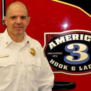 Rockland Fire Chief Charles Jordan. (Photos by Chris Wolf)