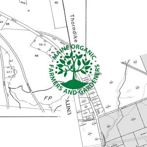 An inquiry by the Maine Organic Farmers and Gardeners Association into the details of its land holdings in Unity prompted the organization to apply for property tax exempt status there and in neighboring Thorndike, where MOFGA owns around 40 of its total 400 acres. (Photo illustration by Ethan Andrews)
