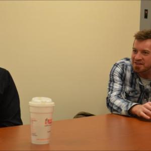 URock students Steve Doyle, of Rockland, and Owen Casas, of Rockport, are pursuing bachelor's degrees, graduating this spring. (Photo by Lynda Clancy)